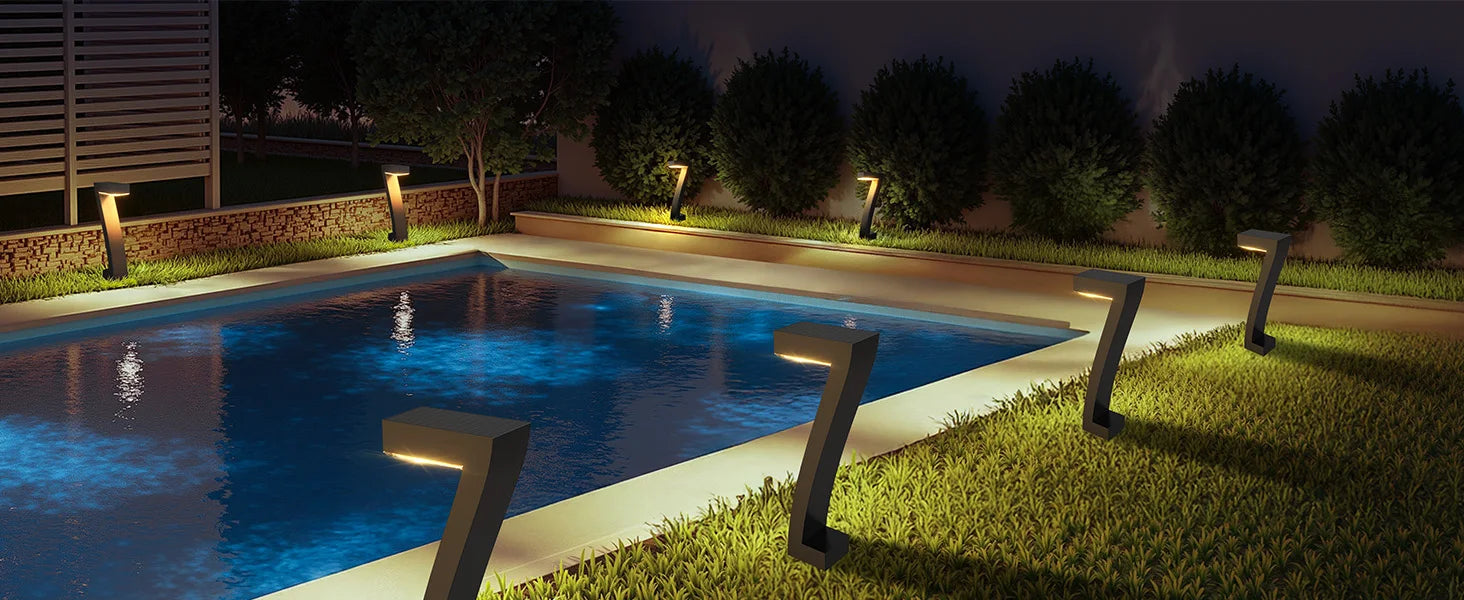 LED Solar Pathway Lights-Bright LED Solar Lights, Outdoor Pathway Lights, IP65 Waterproof, Solar Garden Lights Yard Driveway Walkway