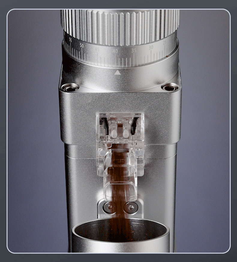 Coffee Grinder-Electric 55MM Espresso Cone burr Stepless Fineness Adjustment Cold Brew Bean Grinder STARSEEKER E55Pro