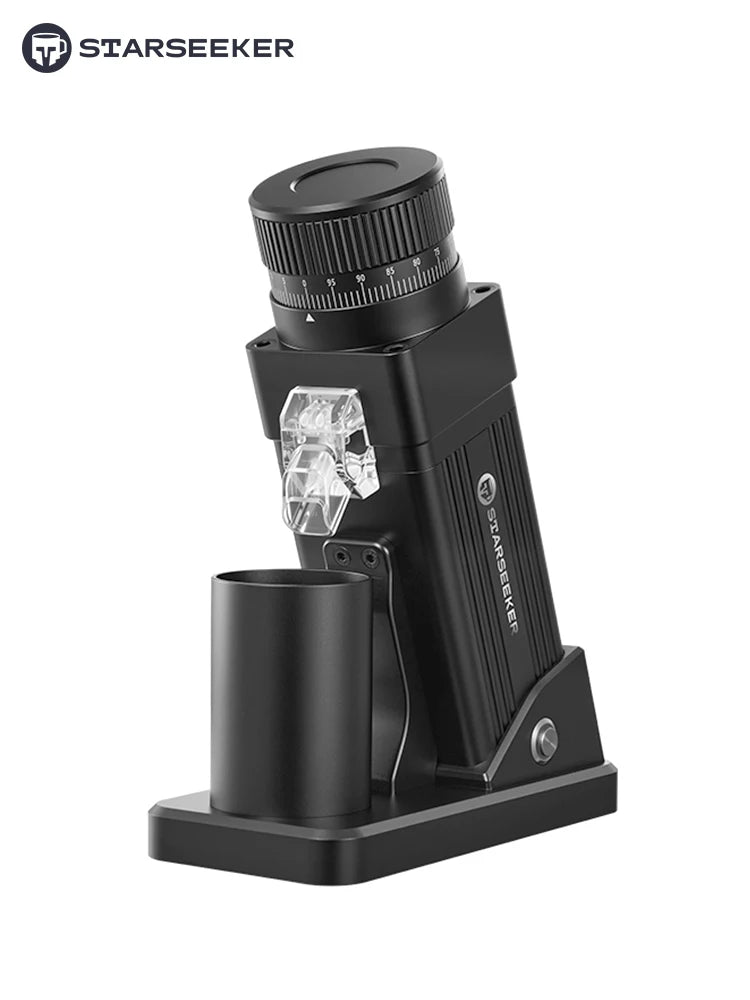 Coffee Grinder-Electric 55MM Espresso Cone burr Stepless Fineness Adjustment Cold Brew Bean Grinder STARSEEKER E55Pro