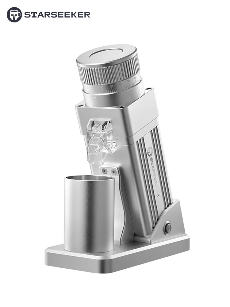 Coffee Grinder-Electric 55MM Espresso Cone burr Stepless Fineness Adjustment Cold Brew Bean Grinder STARSEEKER E55Pro