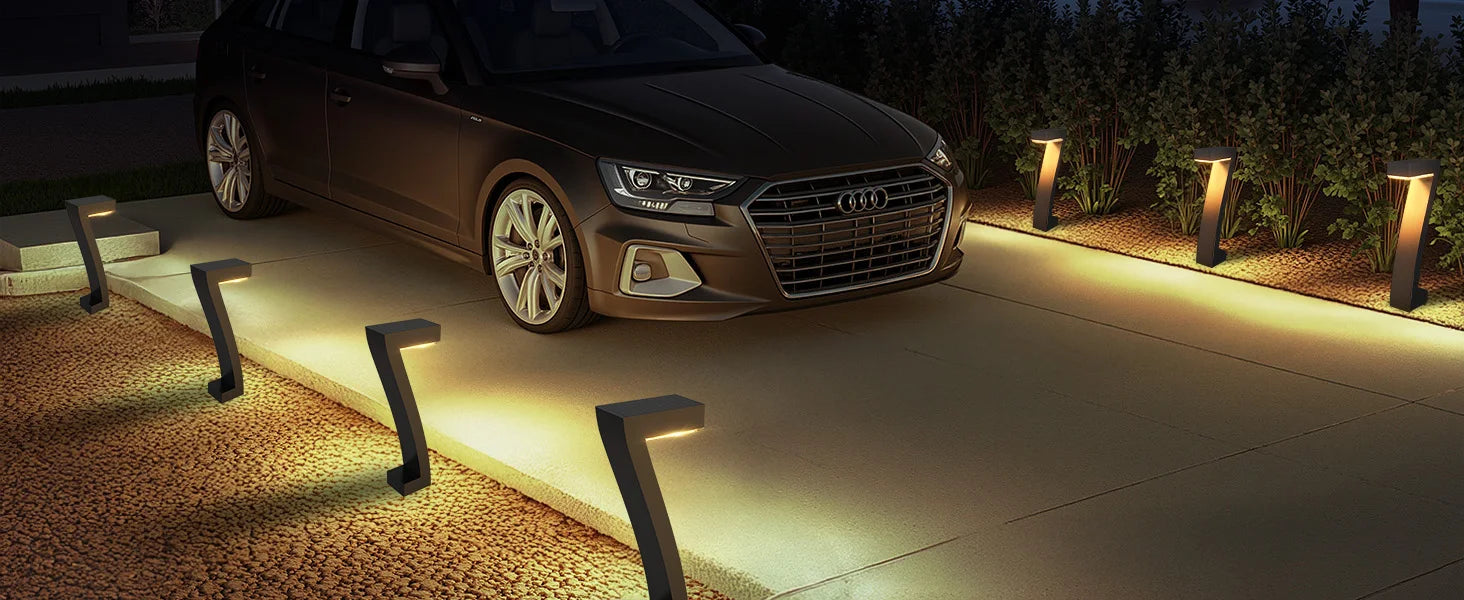 LED Solar Pathway Lights-Bright LED Solar Lights, Outdoor Pathway Lights, IP65 Waterproof, Solar Garden Lights Yard Driveway Walkway