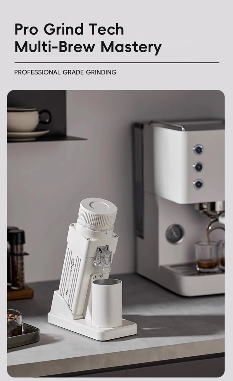Coffee Grinder-Electric 55MM Espresso Cone burr Stepless Fineness Adjustment Cold Brew Bean Grinder STARSEEKER E55Pro