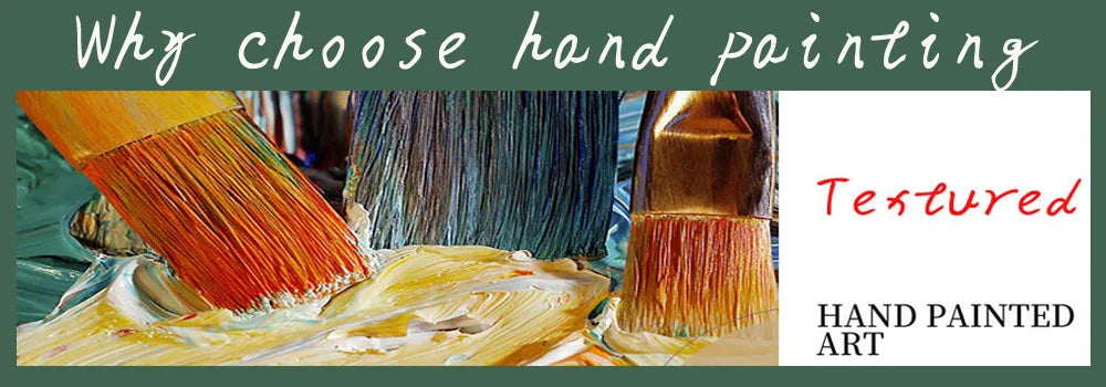 Abstract Oil Painting On Canvas-Handmade, Texture Wall Art, Pattern F-Blue And Off-White