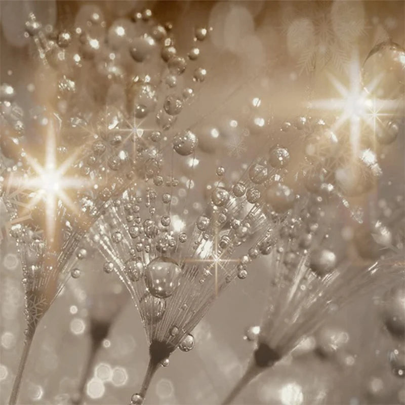 Canvas Painting, 5 Panel Dreamy Dandelion Decoration Wall Art