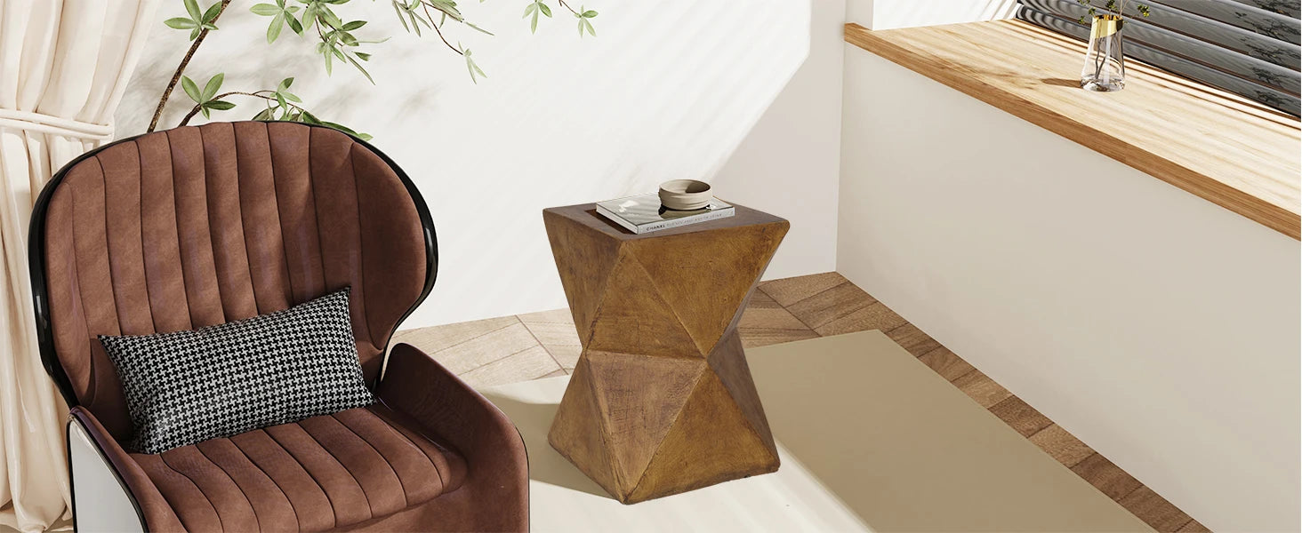 Accent Table-Outdoor Weight Concrete, Side Table, Indoor Sofa, Side Table, Patios, Plant Stand, Accent Table, Garden Stool, End Table