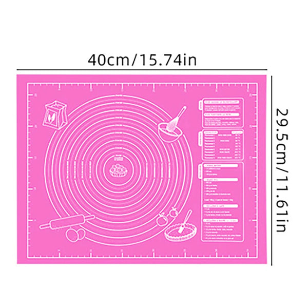 Baking Mat-Non-Stick Silicone Sheet Pizza Dough Maker Holder Pastry Kitchen Accessories Cooking Tools Utensils Bakeware Gadget