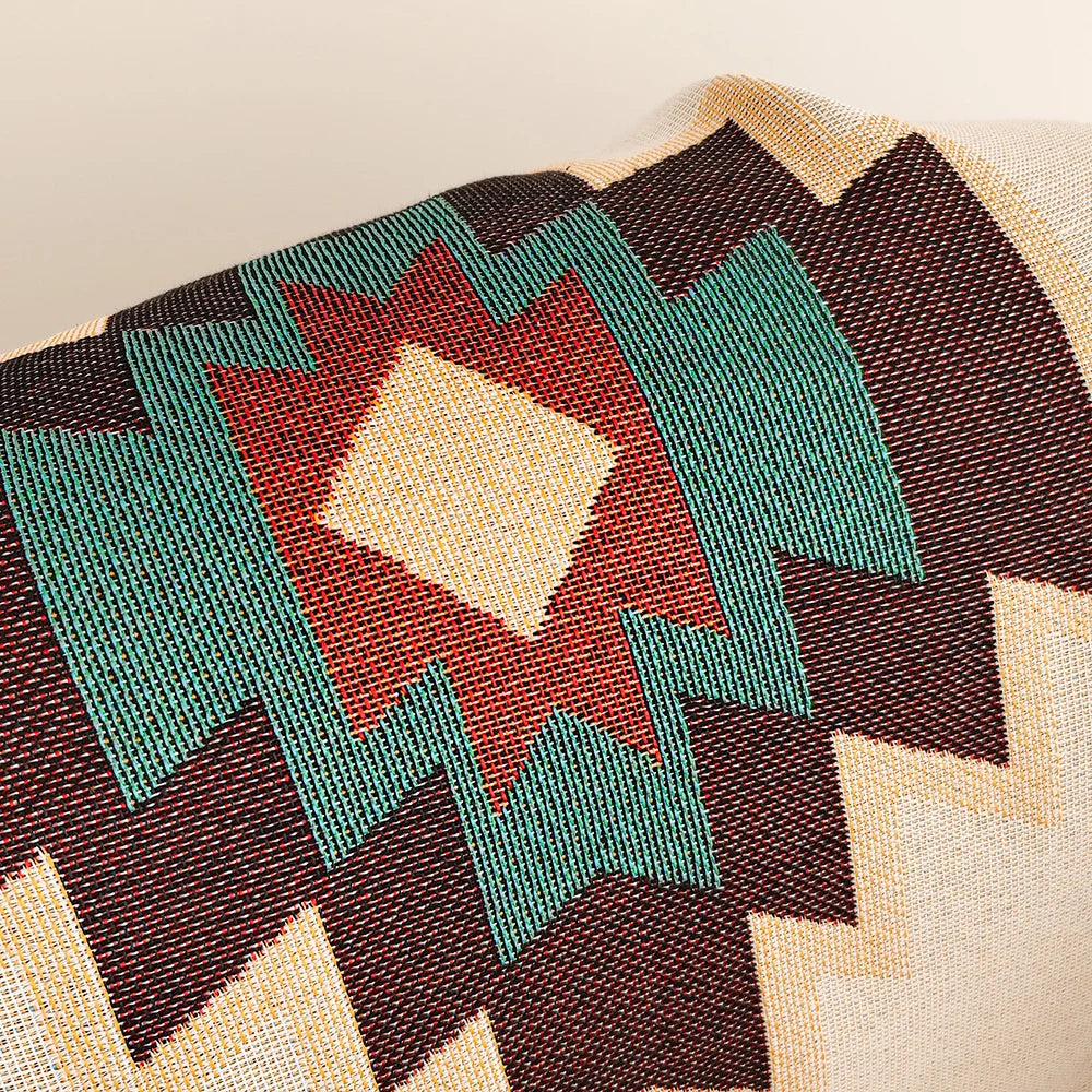 Home Decor: Blanket: Throw Aztec Oversized Boho - 2 Colors, 3 Sizes