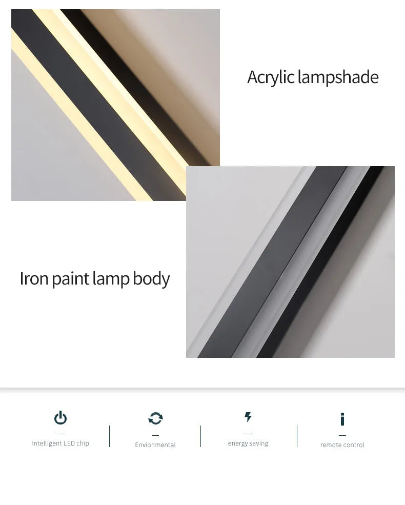 LED Wall Lamp-IP65 Waterproof, Long LED Lamp, Outdoor Wall Lamp, balcony, corridor, staircase, entrance, garden light