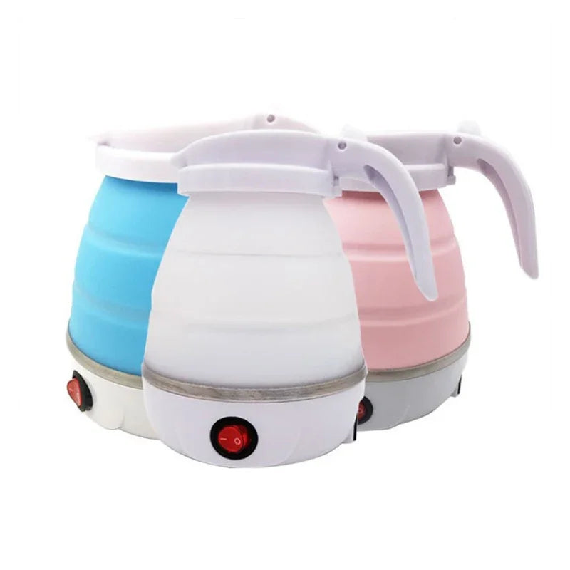 Home Kitchen: Kettle: Water Heater - 2 cups (600ml) - Foldable-Portable-Electric for Travel