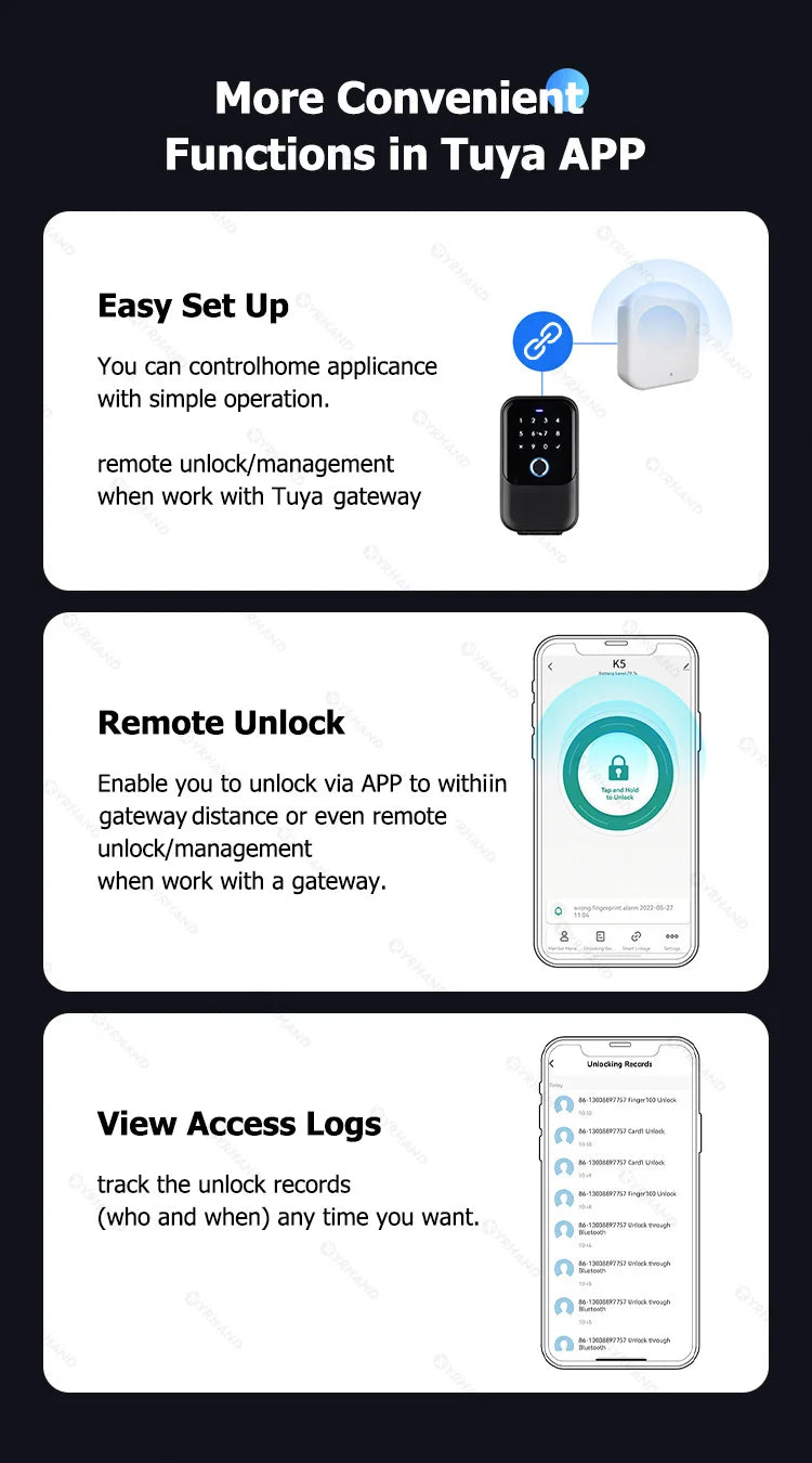 Electronic Lock-Bluetooth Smart, Lock Box Home Key, Wireless, Smart lock Box, Electronic Key Box App, Digital Code Bluetooth Key Safe Padlock for Host, TTlock Smartkey