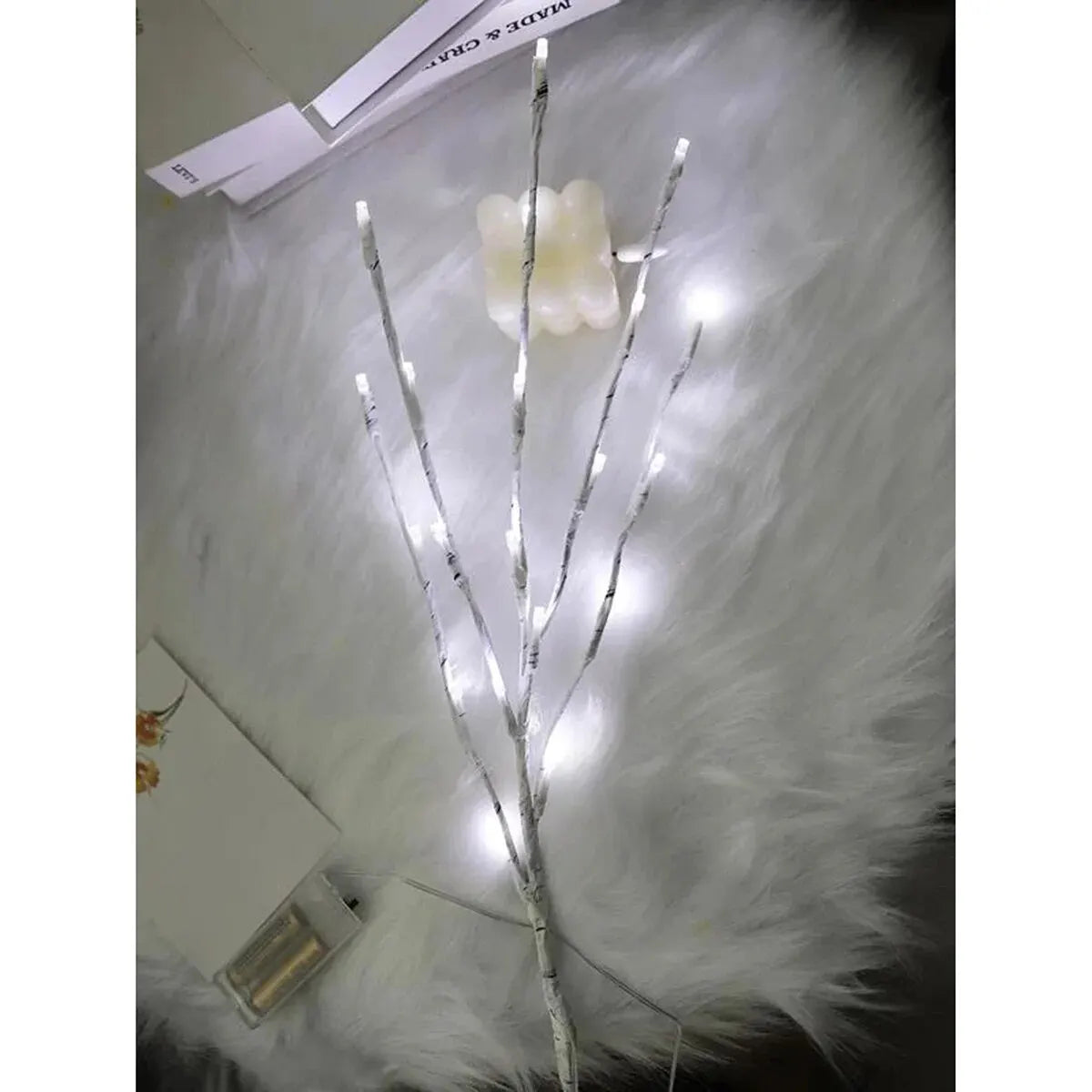 LED Branch Lights-White Birch, Battery Operated, Twig Outdoor Lights,  Decoration