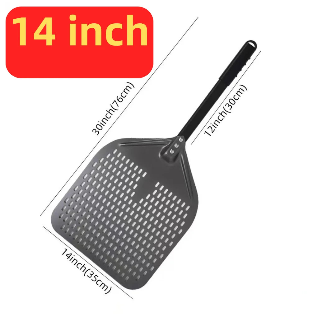 Home Kitchen: Pizza Shovel: Big Perforated Shovel Paddle - Multiple Sizes from 10 to 16 Inch