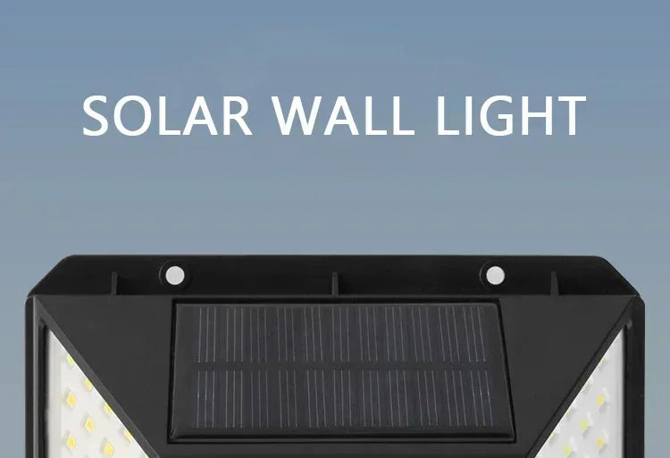LED Solar Lights-Outdoor Waterproof External Solar Lamp Motion Sensor Garden Lights Solar Power Sunlight Yard Wall Street Light