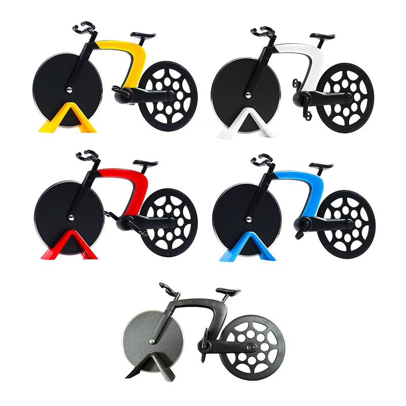 Pizza Cutter-Stainless Steel, Bicycle Shape, Wheel Bike Roller, Pizza Slicer, Pizza Cutting, Kitchen Tools