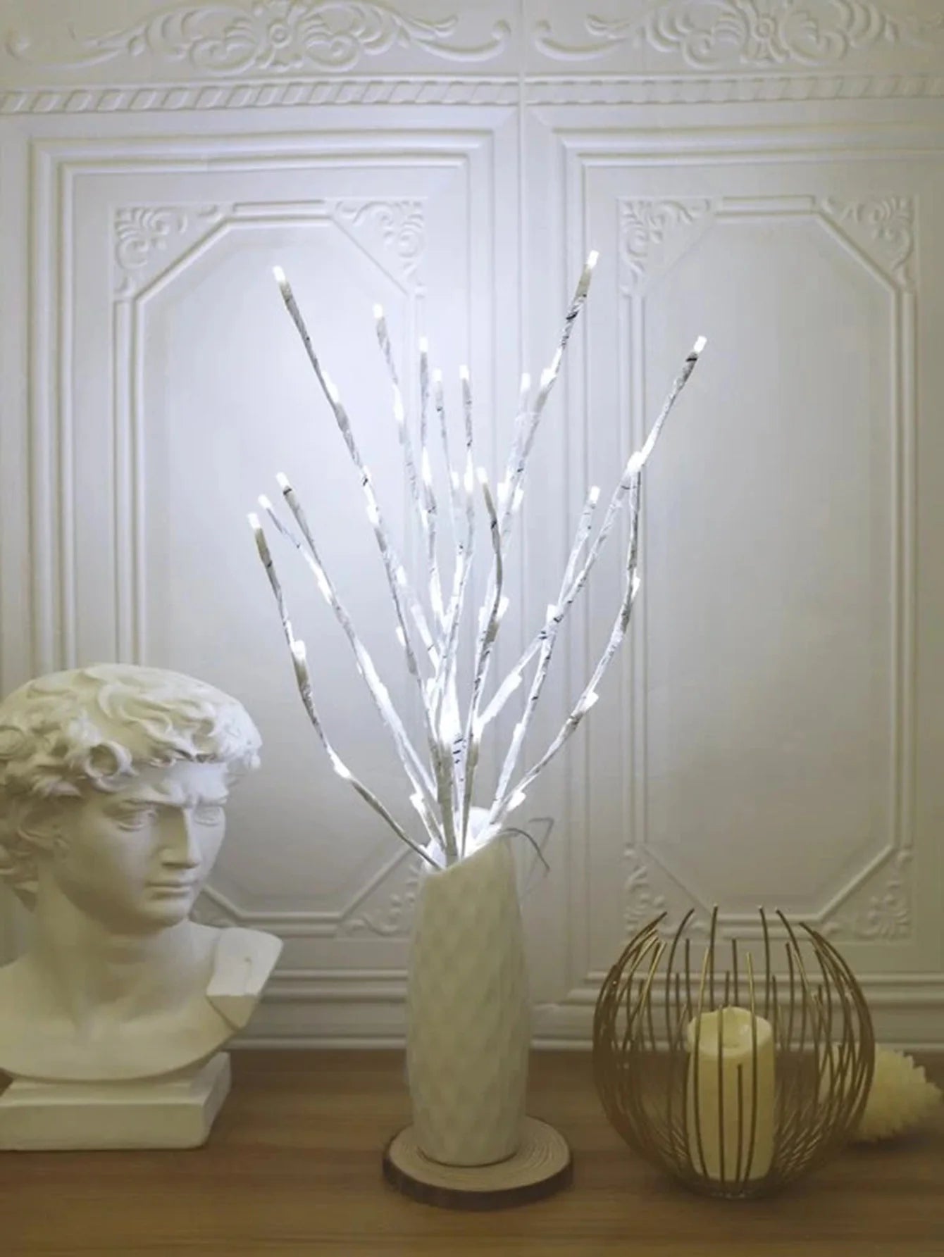 LED Branch Lights-White Birch, Battery Operated, Twig Outdoor Lights,  Decoration