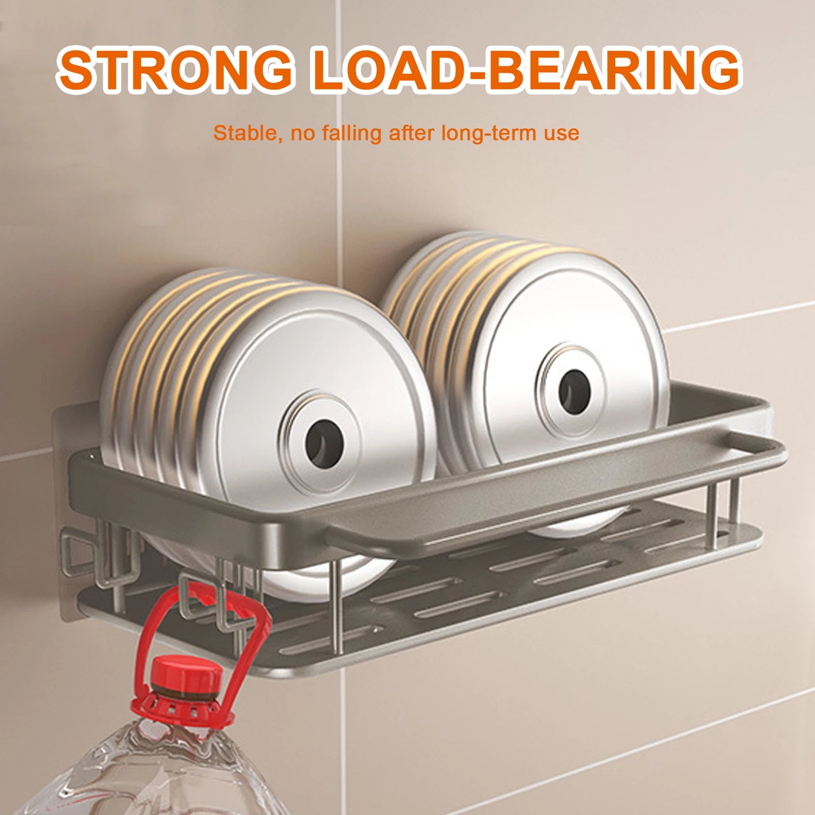 Kitchen-Sink Drain Rack With Tray Aluminum Sink Shelf Soap Sponge Holder Dishcloth Towel Rack Filter Basket
