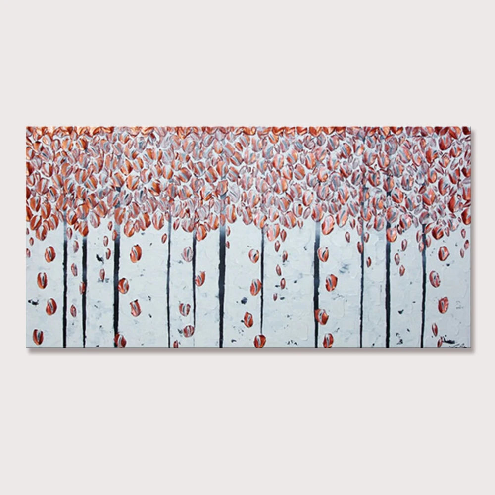 Canvas Art-Hand painted, Night Knife, Oil Painting on Canvas, Modern Abstract Landscape Art Poster, Wall Pictures, Home Decor, Arthyx,Large