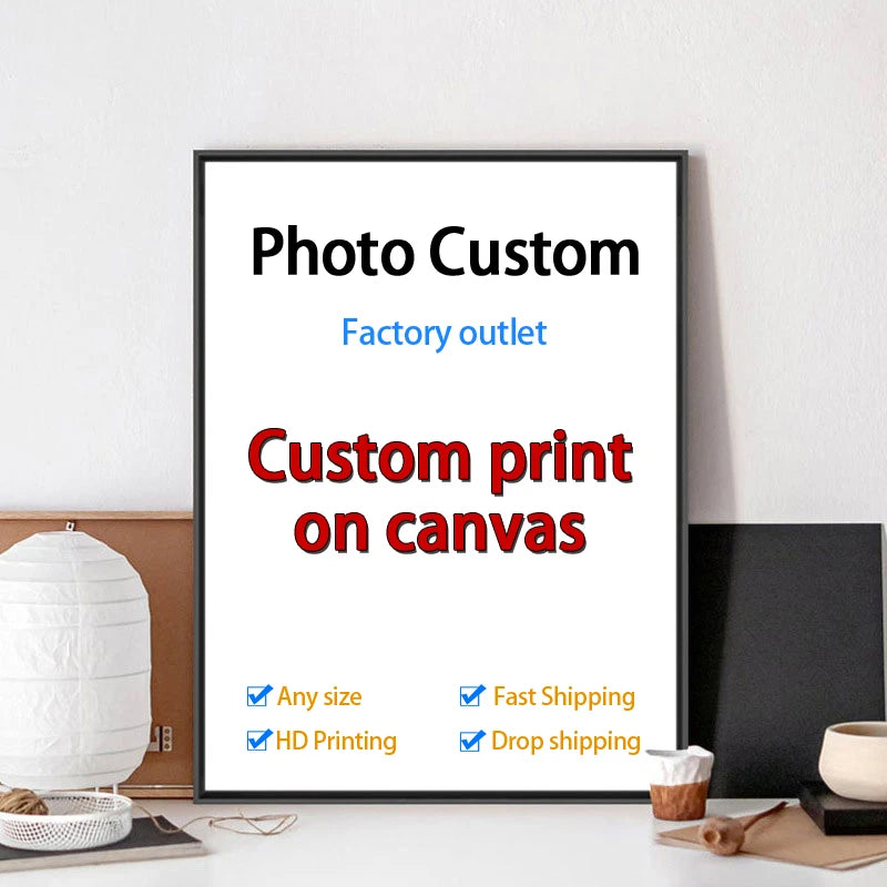 Home Decor: Wall Art: Canvas - Custom Painting - HD Print - Customized Your Picture Personalized - YWDECOR