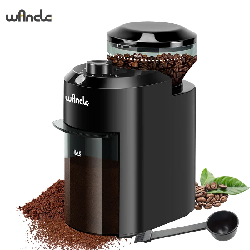 Home Kitchen: Coffee Grinder: Electric - Adjustable Burr Mill by Wancle