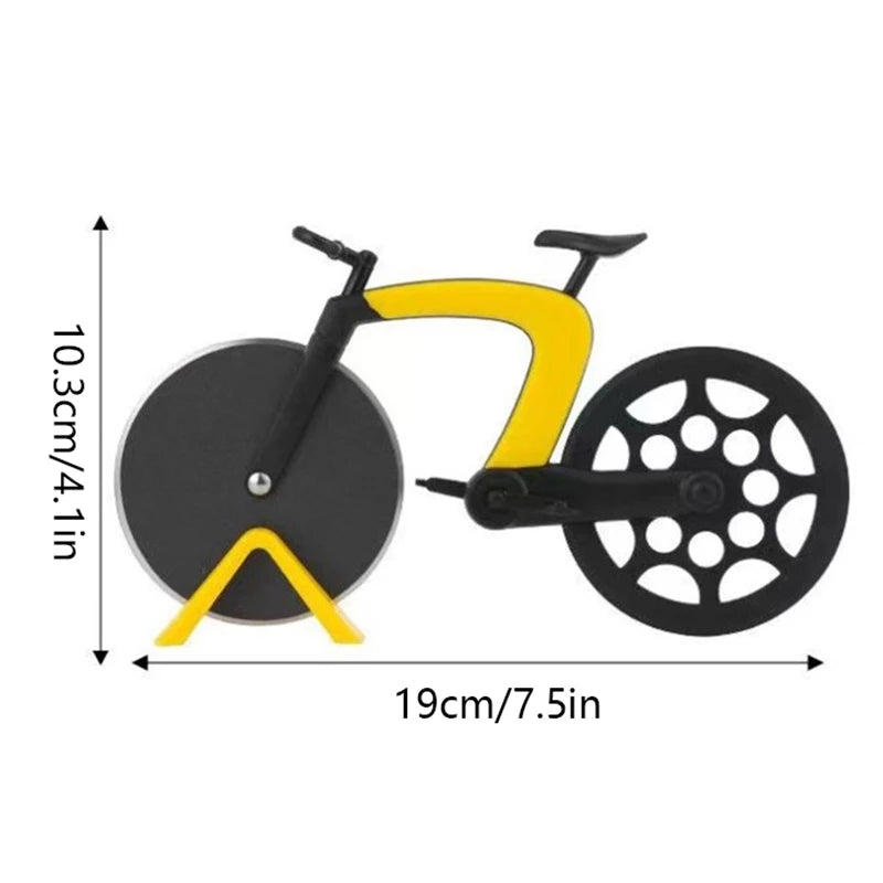 Pizza Cutter-Stainless Steel, Bicycle Shape, Wheel Bike Roller, Pizza Slicer, Pizza Cutting, Kitchen Tools