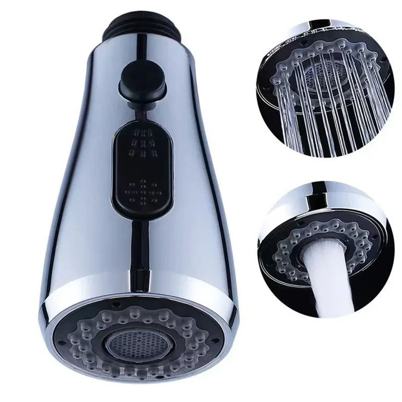 Home Kitchen: Faucet Aerator: Anti-Splash - Pull Out Sprayer Nozzle - ABS Durable - Water Saving