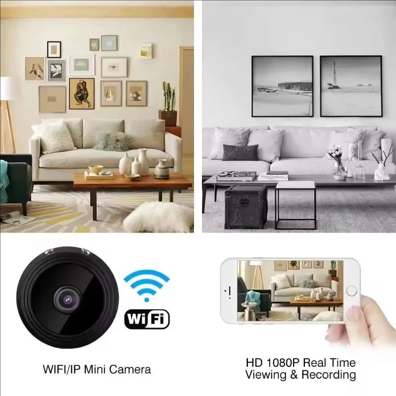 Wireless-WiFi Camera, A9 Mini Video Recorder, Security Monitoring, Intelligent Home Security