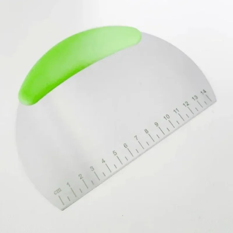 Pizza Slicer-Stainless Steel, Dough Scraper, Pastry Cutter, Ergonomic Handle, Baking Kitchen Tools