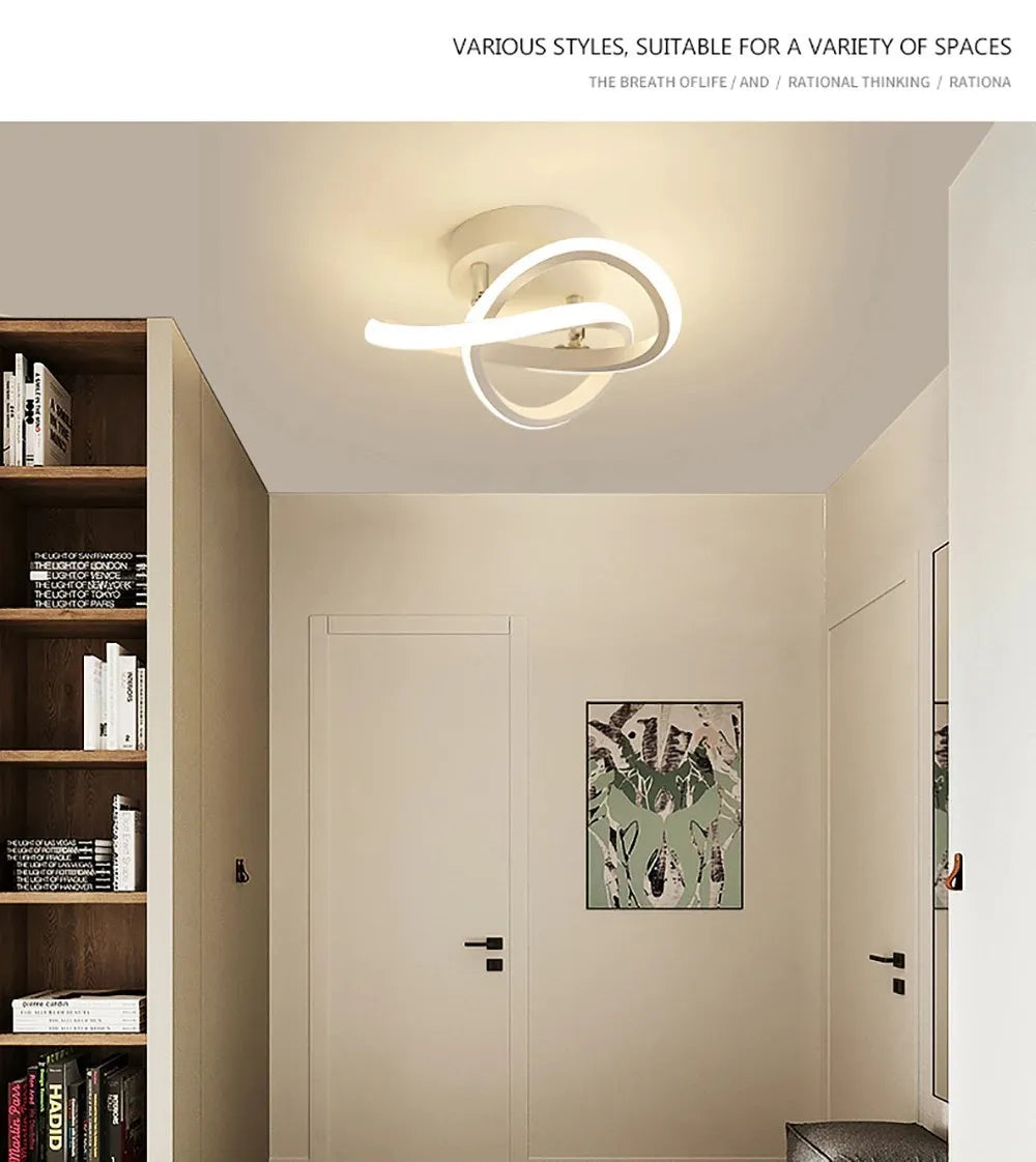 LED Ceiling Lights-Strip Aisle, Modern Lamps, Minimalist Living Room, Balcony, Entrance, Staircase, Led Luster Fixtures