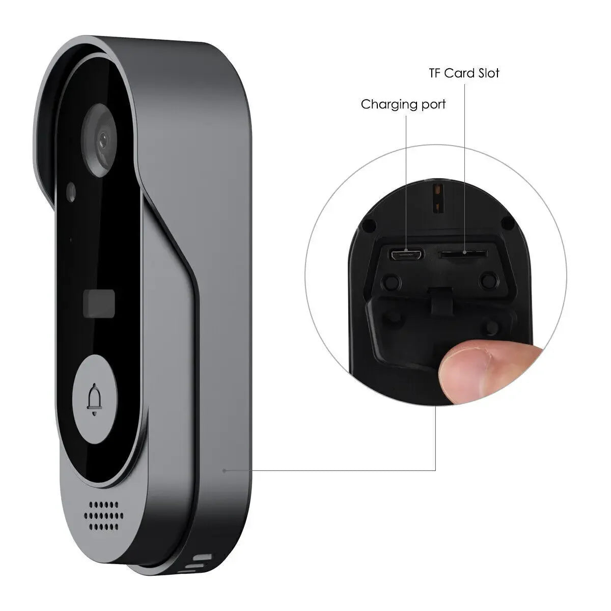 Smart WiFi Camera Doorbell by Tuya – Wireless Camera, Intercom & Motion Detection Security System