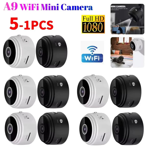 Mini Camera WiFi Wireless A9 Monitoring Security Protection Remote Monitor Camcorders Video Surveillance Smart Home