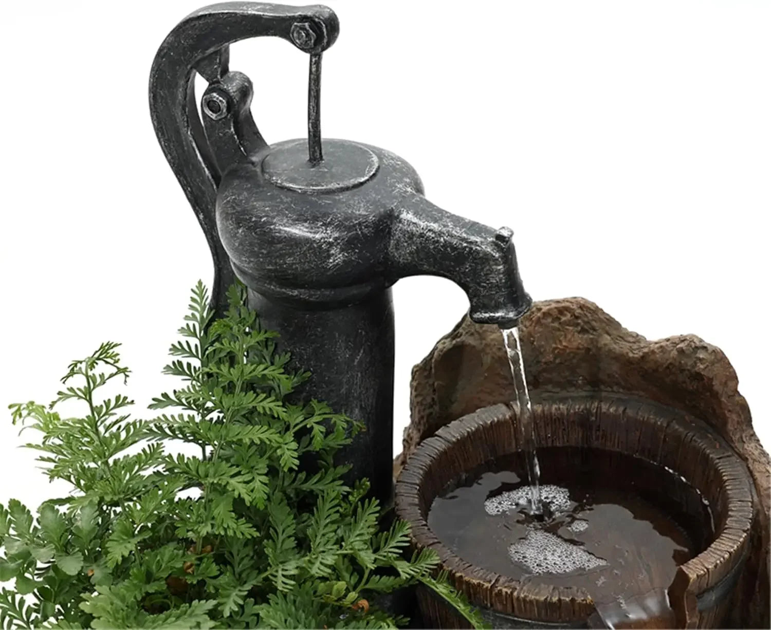 Water Fountain-Glenville Water Pump Fountain, Cascading Water Fountain