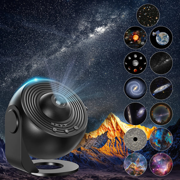 LED Projector-Galaxy Starry Sky Night Light – Realistic Planetarium with Solar System & Moon for Kids