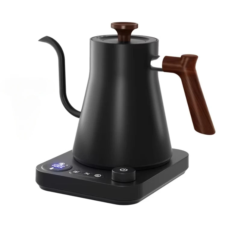 Electric Gooseneck Kettle - Intelligent 900ML – Precise Temp Control  Pot for Coffee, Tea & More