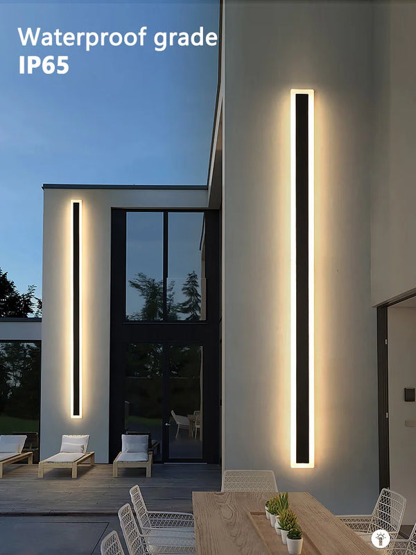 LED Wall Lamp-IP65 Waterproof, Long LED Lamp, Outdoor Wall Lamp, balcony, corridor, staircase, entrance, garden light