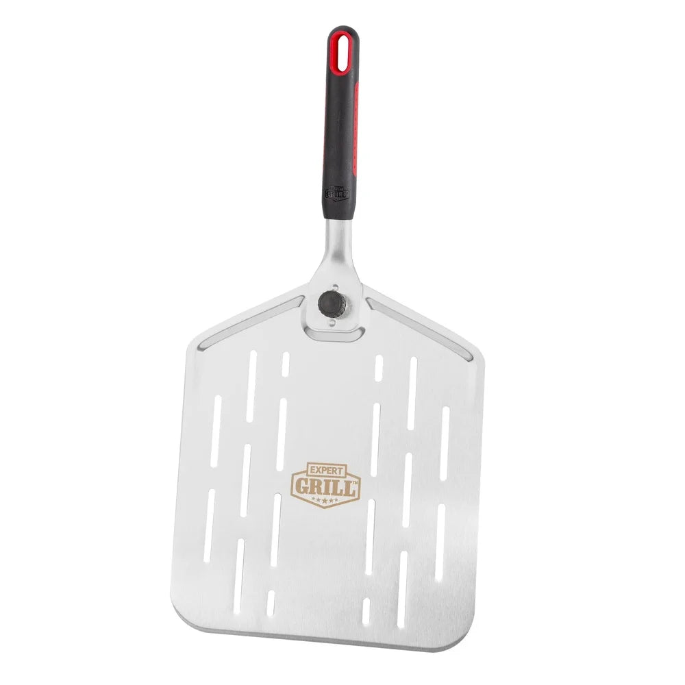 Pizza Peel-Folding Handle 11 Inch, Non Stick, Stainless Steel, Dishwasher Safe, 21.5 Inch, Baker's Spatula, Oven Tool, BBQ Accessories