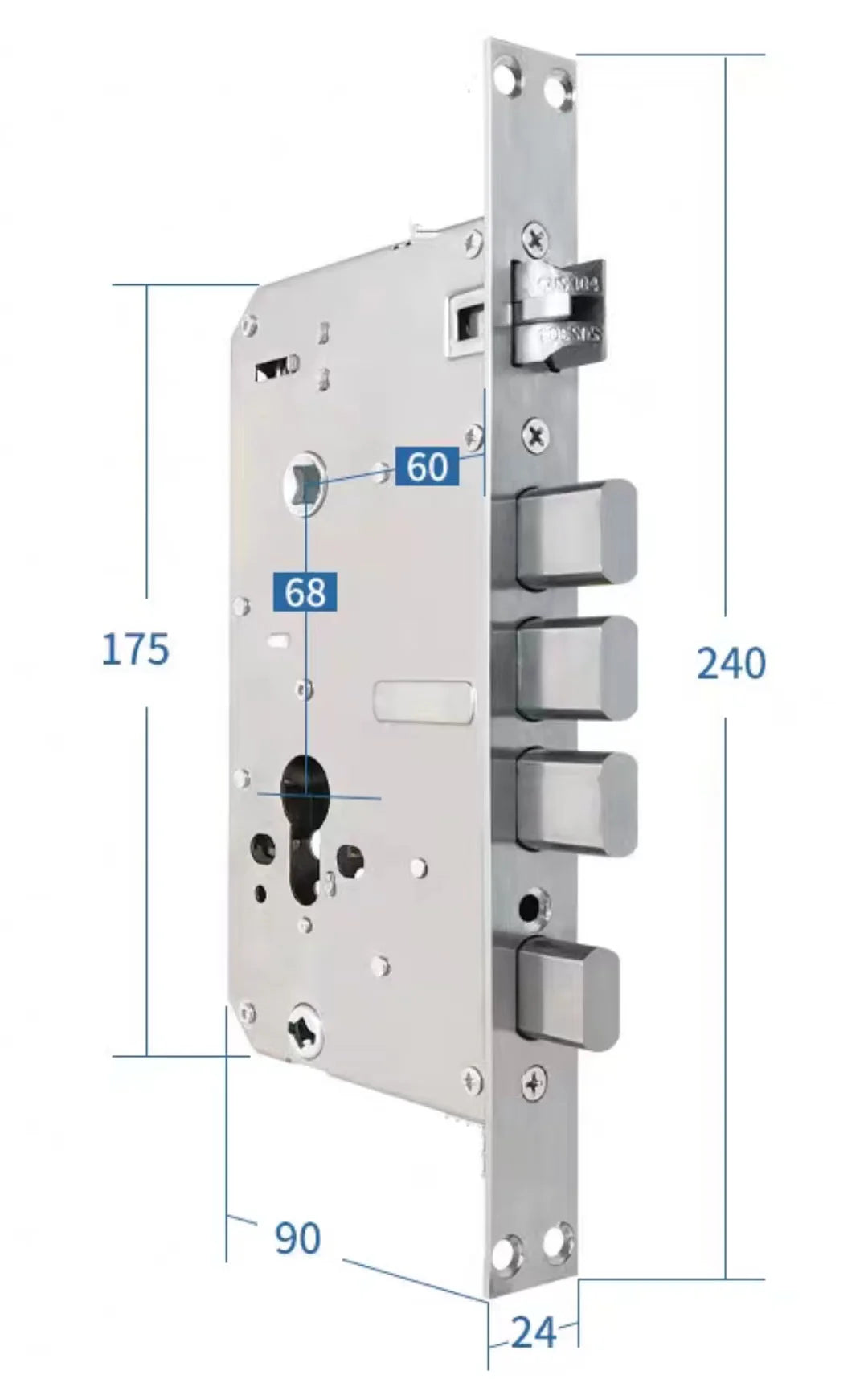 Electronic Door Lock-3D Face Recognition, Unlock Digital Door Lock With Camera FIngerprint Password Unlock Keyless