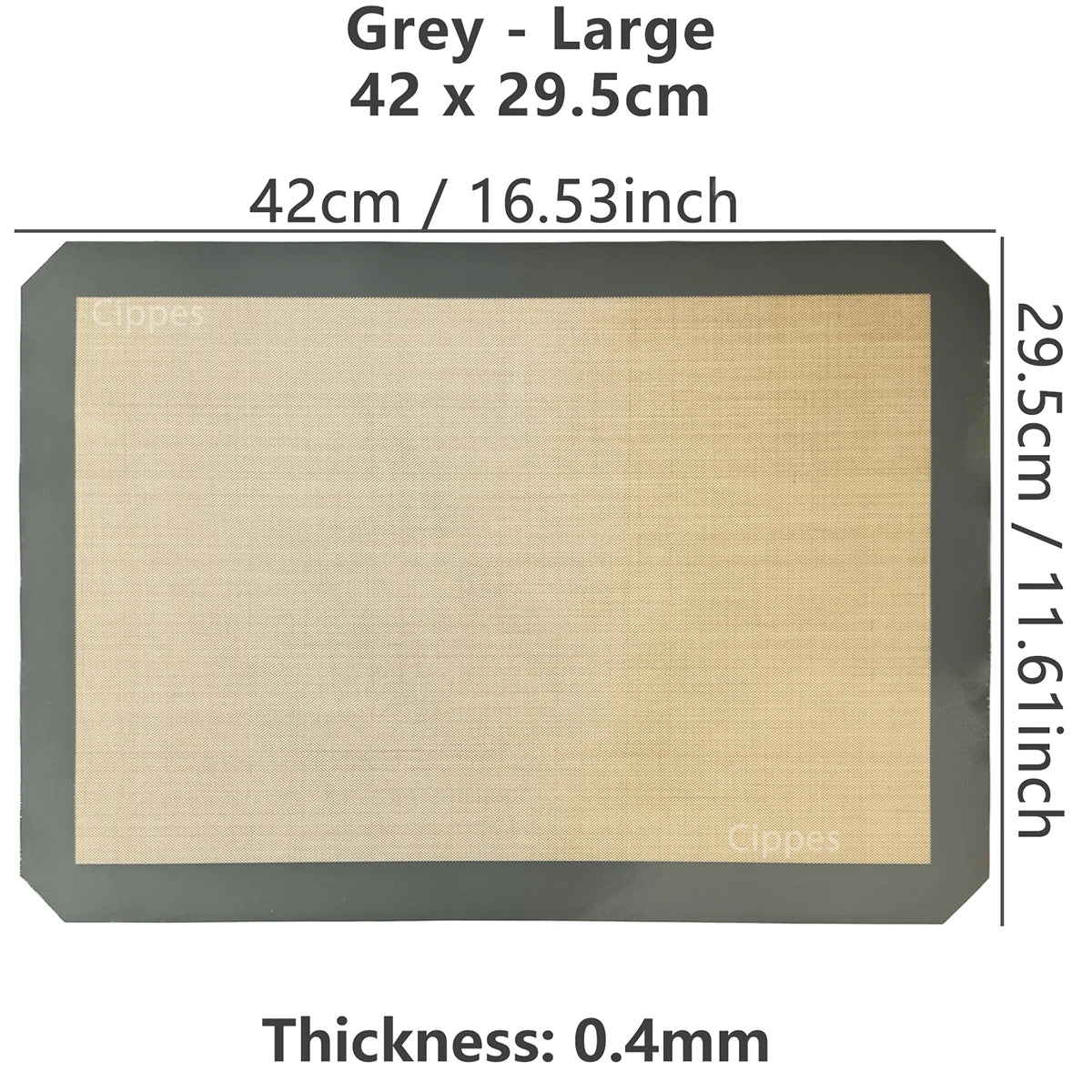 Baking Mat-Silicone Baking Mat, Thin 0.4mm, Reusable Non Stick, Heat Resistant, Bakeware Sheets Liner, Baking Tools for Cookie