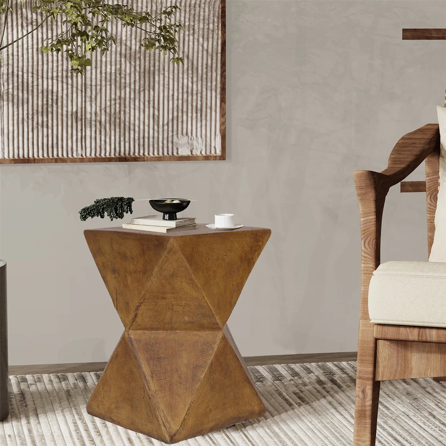 Accent Table-Outdoor Weight Concrete, Side Table, Indoor Sofa, Side Table, Patios, Plant Stand, Accent Table, Garden Stool, End Table