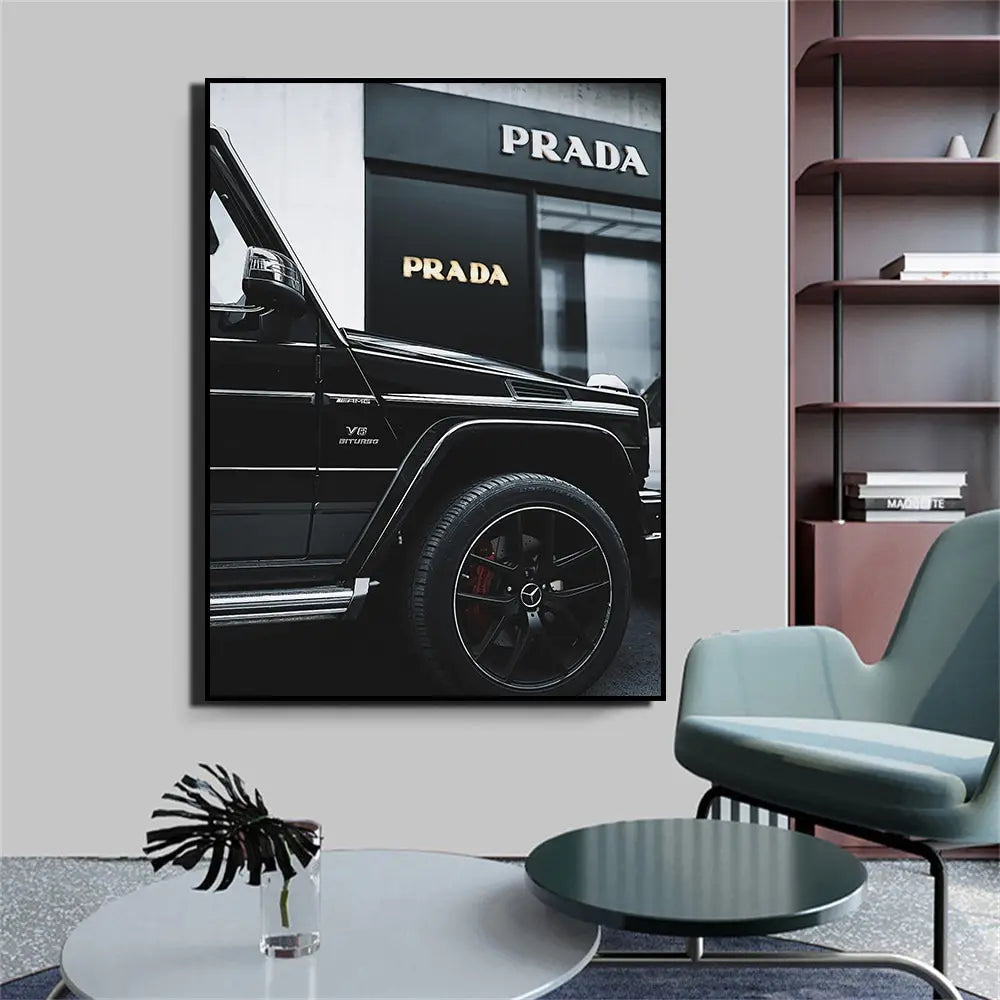 Home Decor: Wall Art: Canvas - Luxury Auto - No Frame - Small/Medium/Large/X-Large