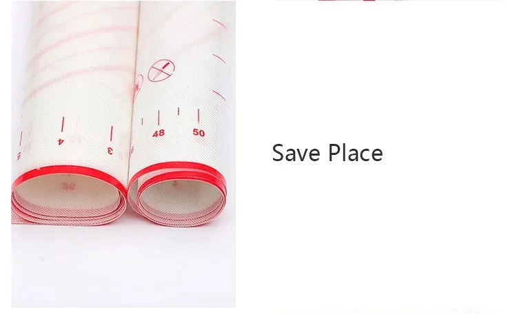 Baking Mat-Silicone Kneading Pad Dough Mat Pizza Cake Dough Maker Kitchen Cooking Grill Non-Stick Gadgets Bakeware Pastry Mat
