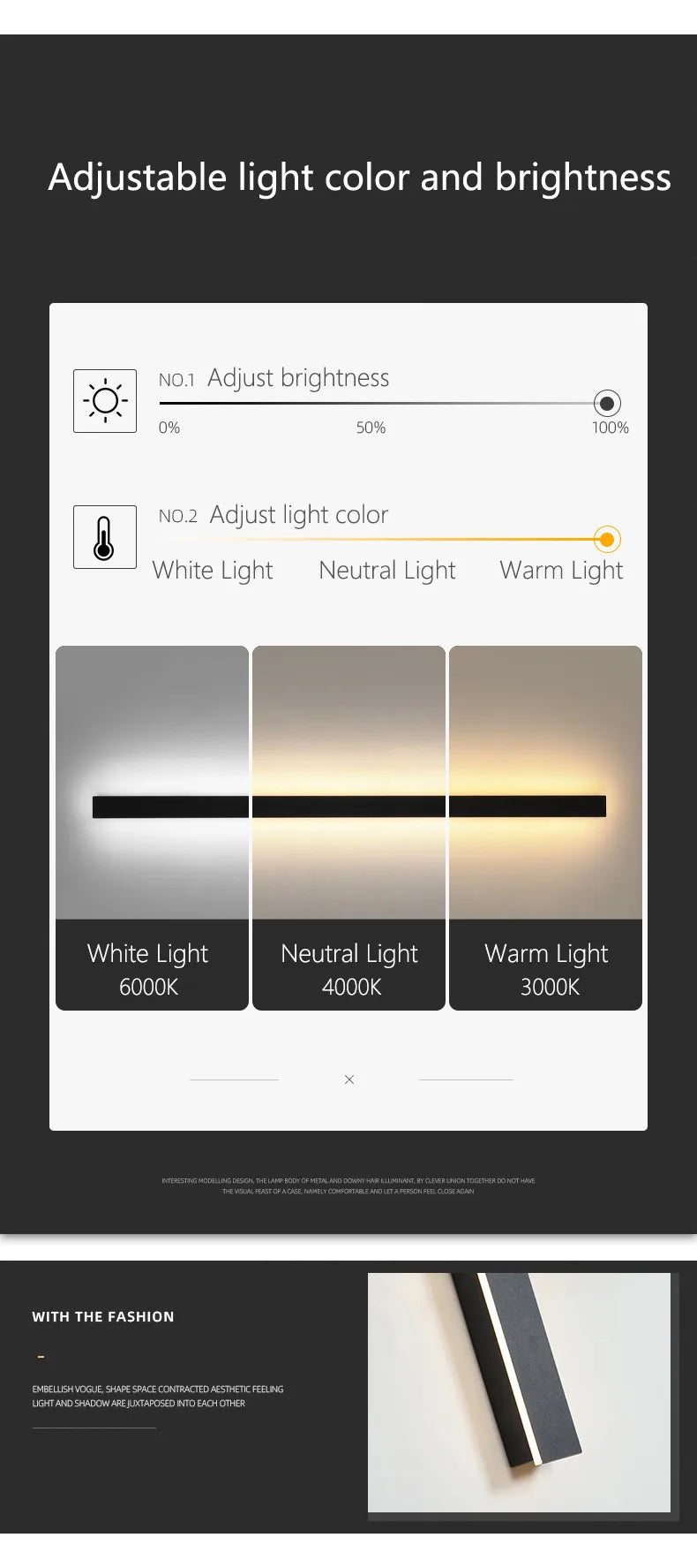 LED Strip Lighting-Outdoor Waterproof Wall Lamp LED Strip Background, Wall Lamp, Stair Garden Lamp, IP65 Wall Lights