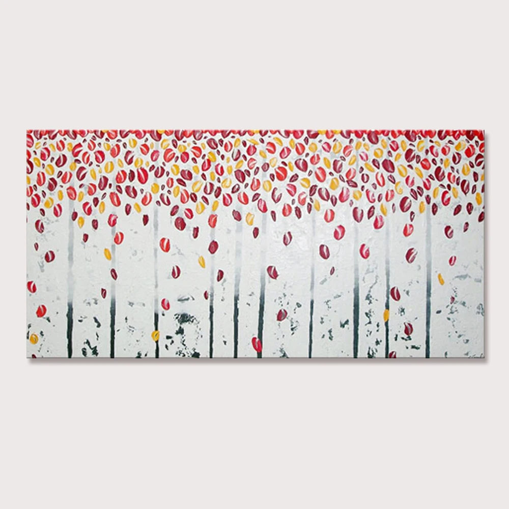 Canvas Art-Hand painted, Night Knife, Oil Painting on Canvas, Modern Abstract Landscape Art Poster, Wall Pictures, Home Decor, Arthyx,Large