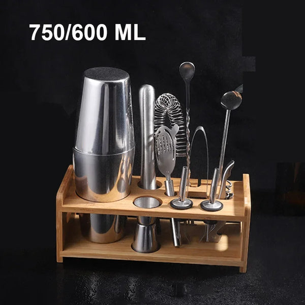 Boston Shaker Professional Stainless Steel Bartender Wine Cup Cocktail Mixer, Martini UPORS Cocktail Shaker Bar Set