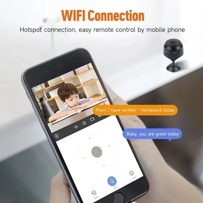 Mini Camera WiFi Wireless A9 Monitoring Security Protection Remote Monitor Camcorders Video Surveillance Smart Home