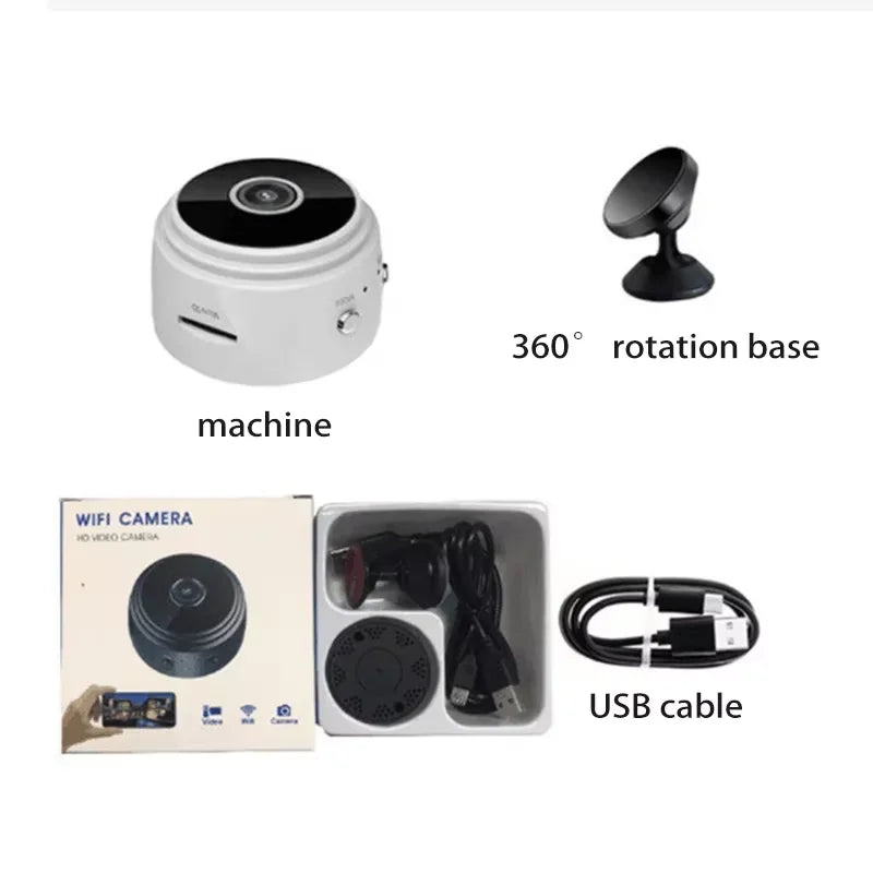 WiFi Camera – Mini Xiaomi A9 - 1080P HD Wireless Security Monitor with Night Vision & Remote Access