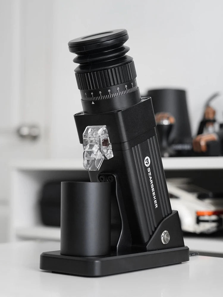 Coffee Grinder-Electric 55MM Espresso Cone burr Stepless Fineness Adjustment Cold Brew Bean Grinder STARSEEKER E55Pro