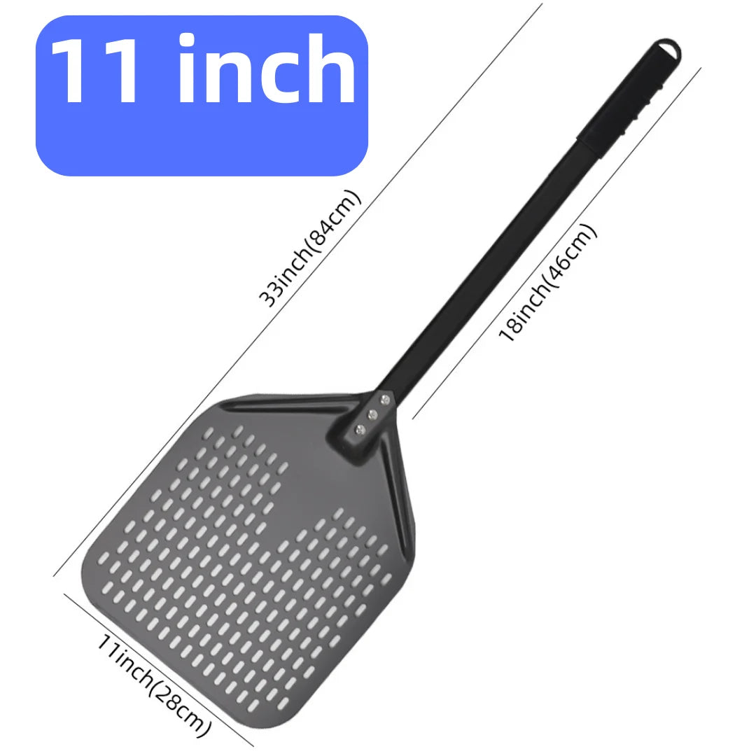 Home Kitchen: Pizza Shovel: Big Perforated Shovel Paddle - Multiple Sizes from 10 to 16 Inch