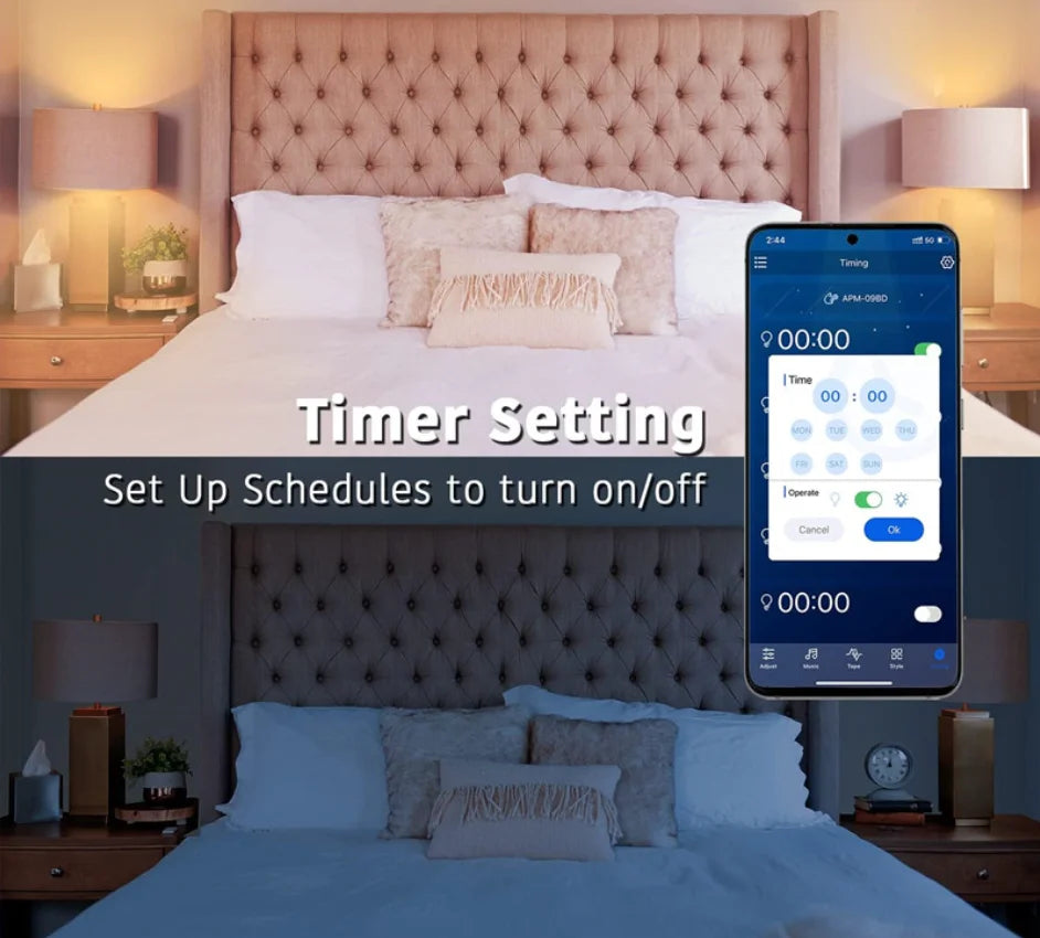 Smart LED Light Bulbs - RGB – E27 WiFi + Bluetooth, Tuya App Control, Works with Alexa & Google