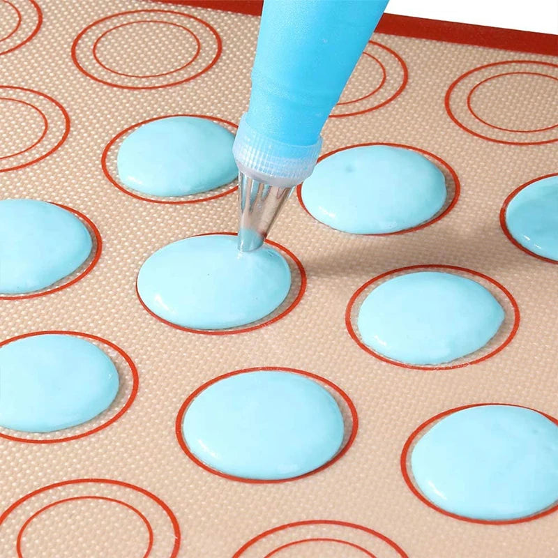 Baking Mat, Non-Stick, Reusable, Silicone for Oven, Thin 0.4mm, Heat Resistant Bakeware Sheets Liner Baking Tools for Cookie