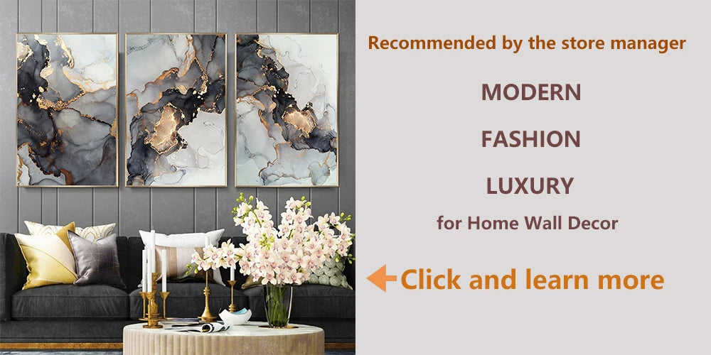 Canvas Wall Art – Modern Nordic Marble – Beige & Gold Abstract for Home or Office